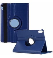Apple iPad A16 Uyumlu 10,9 inç A3354 A3355 Döner Standlı Tablet Kılıfı (Lacivert)