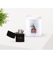 BK Gift Kişiye Özel Babalar Günü Hediyesi Muhteşem Baba Tasarımlı Seramik Kül Tablası ve Benzinli Çakmak Seti-1 (Model 1)