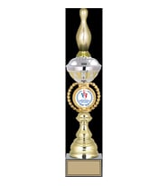 ODAK KUPA - Figürlü Kupalar - Bowling / Pin Figürlü Kupalar FG-066 B - 47 cm