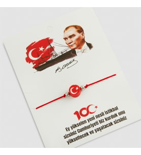 Ay Yıldız İp Bileklik