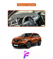 RENAULT KADJAR (2015-2018) Uyumlu Torpido Örtüsü Yansıma Önleyici Tam Koruma Hızlı Montaj J76