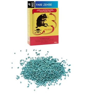 Fare Zehiri Zehirli Buğday Fare Yemi 250 Gr. Sıçan Zehiri