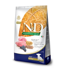 N&D Az Tahıllı Kuzulu&Yabanmersinli Mini Irk Yavru Köpek Maması 2,5 Kg