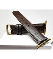 Akıllı saat Uyumlu   Deri Saat  Kordonu   32mm /38mm  kahverengi