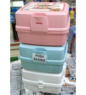 BESLENME KABI VE KAŞIK-ÇATAL SETİ (Mavi)