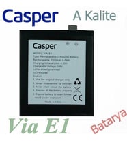 Casper Via  Uyumlu  E1 Batarya A Kalite Pil
