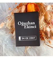 Kişiye Özel İsimli Ruhsat Kabı