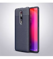 Xiaomi Mi 9T Kılıf Pu-Deri Leather Pu Serisi Esnek Soft Ultra Protection (Lacivert)