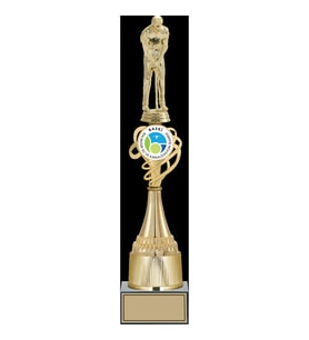 ODAK KUPA - Figürlü Kupalar - Golf Figürlü Kupalar FG-036 A - 44 cm