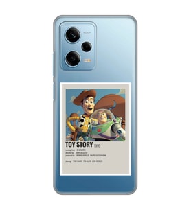 Redmi Note 12 Pro 5G Uyumlu Toy Story Minimalist Poster Desenli Şeffaf Telefon Kılıfı