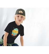 BK Gift Paskalya Tasarımlı Erkek Çocuk Siyah T-shirt, Arkadaşa Hediye, Doğum Günü Hediyesi, Trend Tişört, Paskalya Bayramı-2