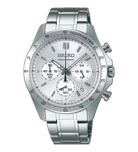 Seiko SBTR009 Time Saat Garantili Chronograph Tachymeter 10 Atm Suya Dayanıklı Metalik Renk Erkek Kol Saati