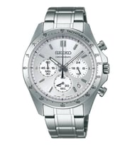 Seiko SBTR009 Time Saat Garantili Chronograph Tachymeter 10 Atm Suya Dayanıklı Metalik Renk Erkek Kol Saati