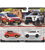 Hot Wheels Premium JBK98 Car Culture 2 Pack Subaru Crosstrek // 2018 Toyota 4Runner