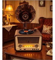 Everton Rt-608  Bluetooth Fm-Usb-Tf-Aux  Şarjlı Nostaljik Radyo