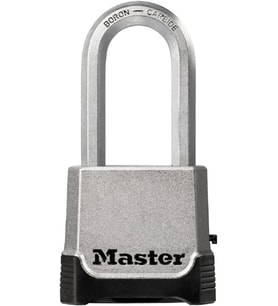 Master Lock Yüksek Güvenlikli Asma Kilit, Çinko, Xl Kulp, Dış Mekan, M176Eurdlh, Depolama Alanları,
