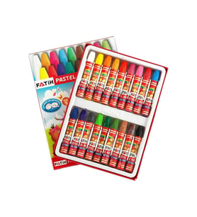 Fatih Pastel Boya Karton Kutu 18 Renk 50330 (Karışık)