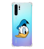 Huawei P30 Pro  Köşe Korumalı Antişok Kapak Donald Duck Tasarımlı Şeffaf  Kılıf