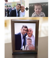 A5 Çerçeveli Fotoğraf birleştirme