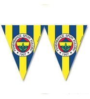 Fenerbahçe Üçgen Bayrak Seti 3m