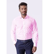 OTTOMODA Erkek Düz  Uzun Kollu Gömlek Pembe