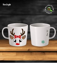 KirliPatiler Taş Kupa Fincan Üzeri Yeni Yıl Noel Baskılı (Model 10)