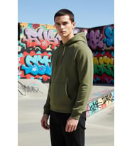 Erkek Kapüşonlu Reglan Kol Düz Kesim Sweatshirt Fonksiyonel Dayanıklı Kaliteli Konforlu Şık