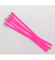 Bileklik 5 li Silikon Pembe 08 mm Ayarlanabilir Charm Takılabilen Bileklik