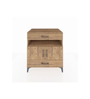 Kronos Şifonyer 2 Raflı 2 Çekmeceli 2 Kapaklı 88x59x96 Çam-Çam