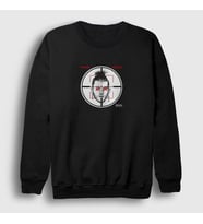 Presmono Unisex Siyah Killshot Eminem Sweatshirt 155657tt