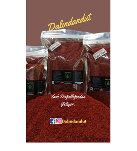 Yeni Mahsül Doğal ipek pul biber 500 gr ( Katkısız) (Tatlı Gri)