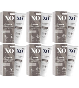 XO Krem Deodorant 75ML Unisex Pure & Effective Kokusuz (6 Lı Set)