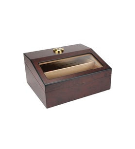Falconetti Kahverengi Camlı Humidor Puro Kutusu rc11