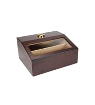 Falconetti Kahverengi Camlı Humidor Puro Kutusu rc11