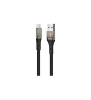 Type-C Şarj Kablosu 3A Hızlı Şarj Data Kablosu Android USB-C 1 Metre (Siyah)