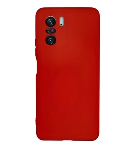Poco F3 Kılıf Nano içi Kadife Silikon - Kırmızı