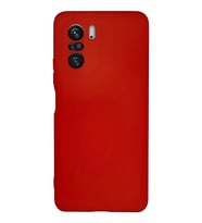 Poco F3 Kılıf Nano içi Kadife Silikon - Kırmızı