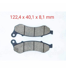 MH 125 L DRİFT KD125 F KIDEN ÖN FREN DİSK BALATASI (CBS)