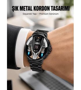 Northcity SW80 Akıllı Saat 1.93″ Ultra HD Ekran 700 mAh Batarya - Yeni Nesil Takım Elbise Aksesuaru