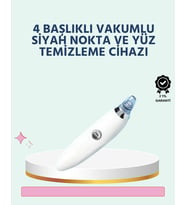 Cilt Dostu Vakumlu Siyah Nokta Temizleyici – Siyah Nokta, Makyaj Kalıntılarına Karşı