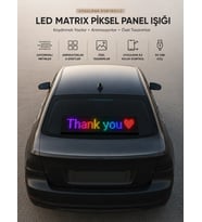 Led Matrix Piksel Panel Işığı Usb Uygulama Kontrollü Kaydırmalı Yazı Ekranı