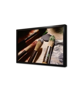 Fırçası Çerçeveli Mdf Tablo
