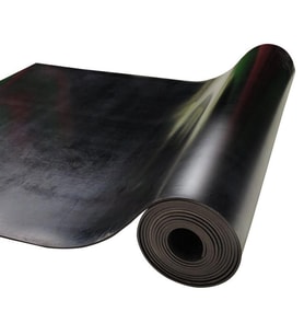 LASTİK LEVHA 6 MM SAF (EN:1 MT BOY:0,5 MT)