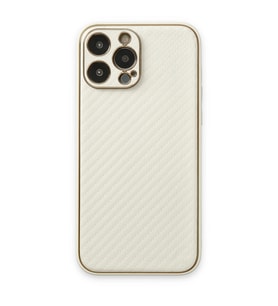 Apple İphone 13 Pro Max Kılıf Coco Karbon Silikon - Beyaz