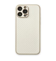 Apple İphone 13 Pro Max Kılıf Coco Karbon Silikon - Beyaz