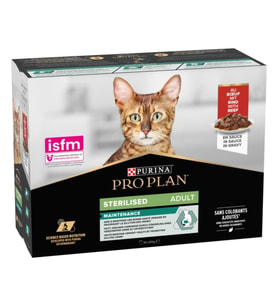 Pro Plan Kedi Yaş Mama Sığır Pouch Kısır Sterilised 10x85 Gr