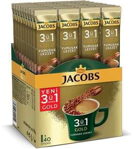 Jacobs 3ü1 Arada Yumuşak Lezzet 1 Kutu 40 Adet 18 g