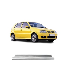 VW Polo HB Krom Cam Çıtası 4 prç. 1994-2001 P. Çelik