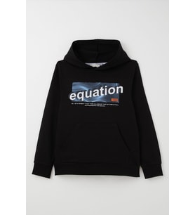 Breeze Erkek Çocuk Sweatshirt Yazı Baskılı Kanguru Cepli Kapüşonlu 8-14 Yaş, Siyah