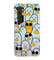 Xiaomi  Mi Note 10 Lite  Kamera Korumalı Kapak Duck Tasarımlı Şeffaf  Kılıf